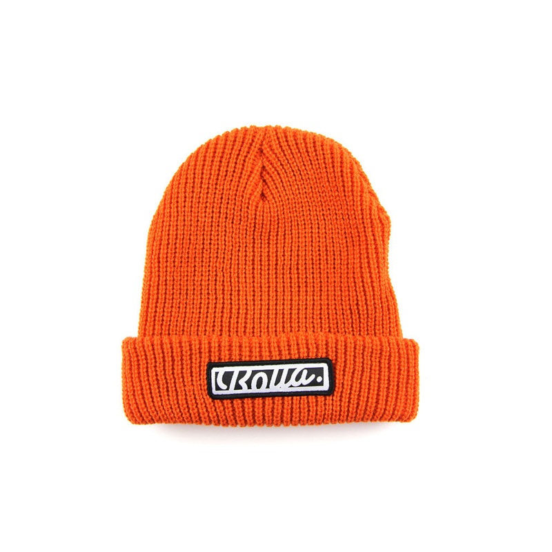BANNER FOLD BEANIE - ORANGE