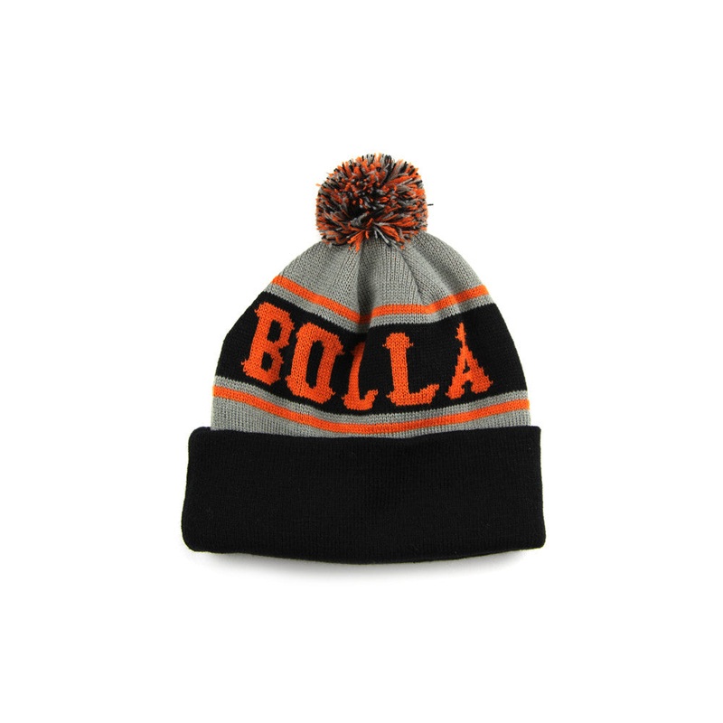 CHAMPION POM BEANIE - BLACK