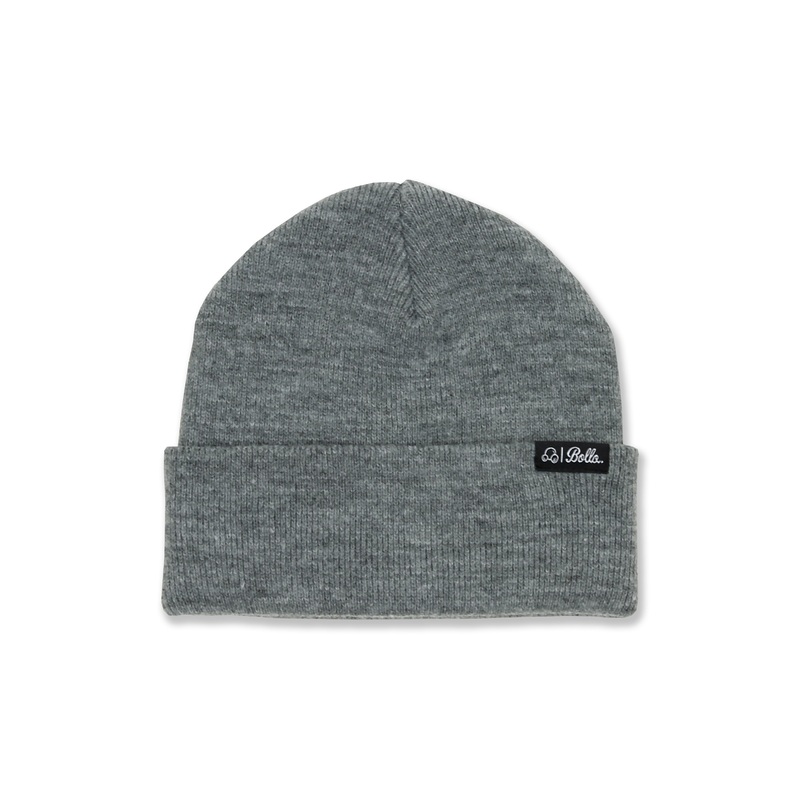 DAILY FOLD BEANIE - HEATHER GREY