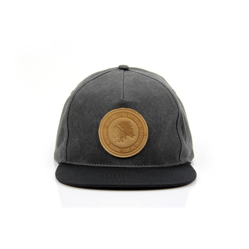 DREAMER CREST SNAPBACK HAT - WASHED BLACK