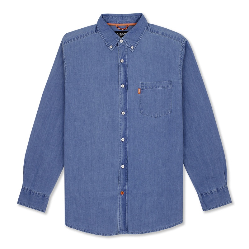 MOORE L/S SHIRT - LIGHT BLUE