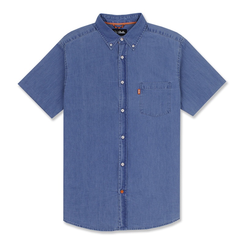 MOORE S/S SHIRT - LIGHT BLUE