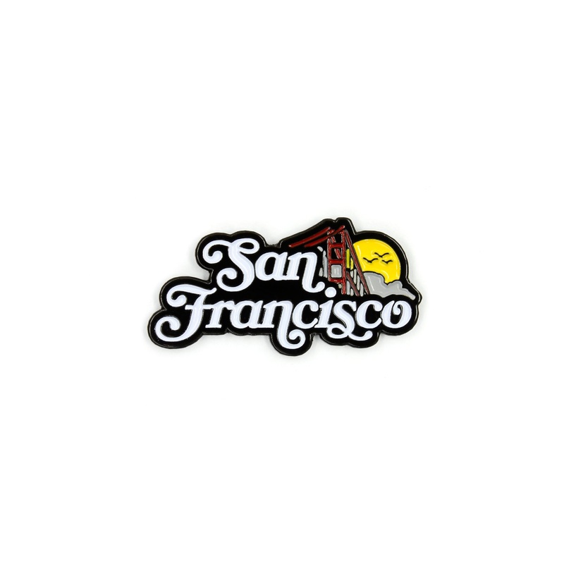 SAN FRANCISCO PIN - BLACK