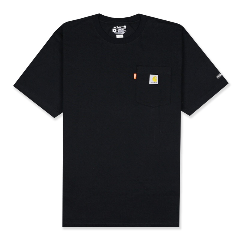 CARHARTT K87 DAILY POCKET T-SHIRT - BLACK