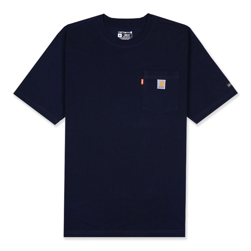 CARHARTT K87 DAILY POCKET T-SHIRT - NAVY