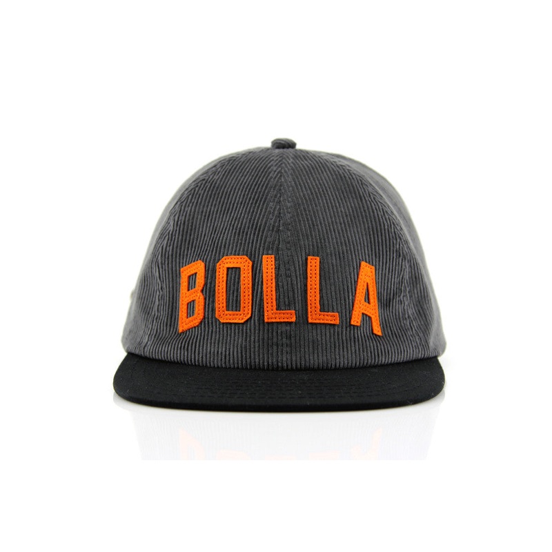 COOPER UNSTRUCTURED STRAPBACK HAT - CHARCOAL/BLACK