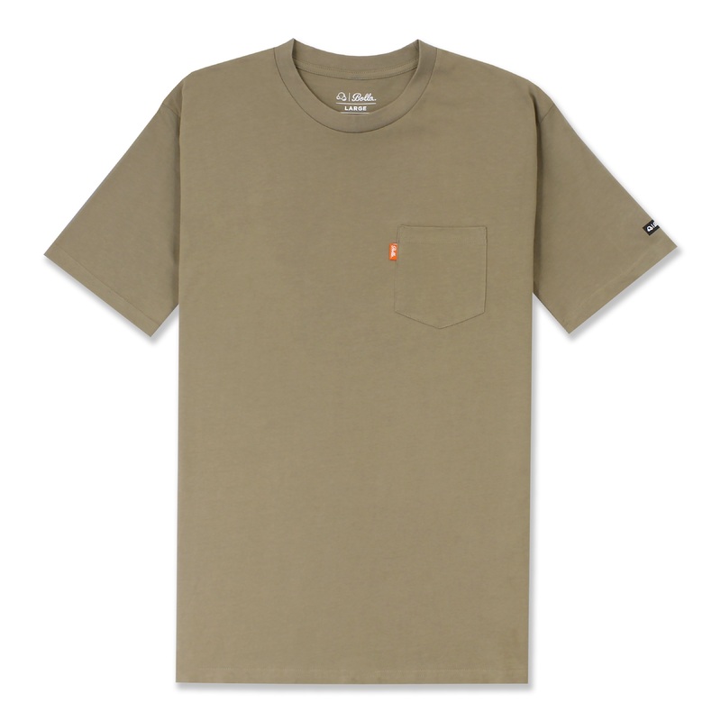DAILY POCKET T-SHIRT - WALNUT