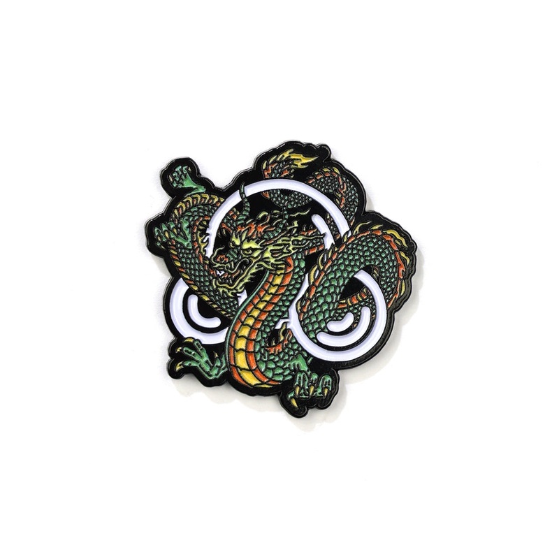 DRAGON PIN - BLACK