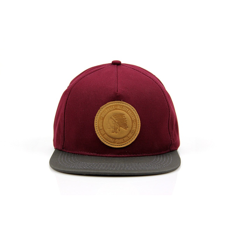 DREAMER CREST SNAPBACK HAT - BURGUNDY