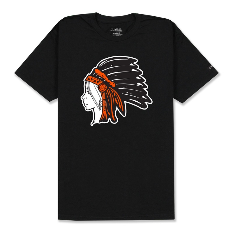 DREAMER T-SHIRT - BLACK/ORANGE