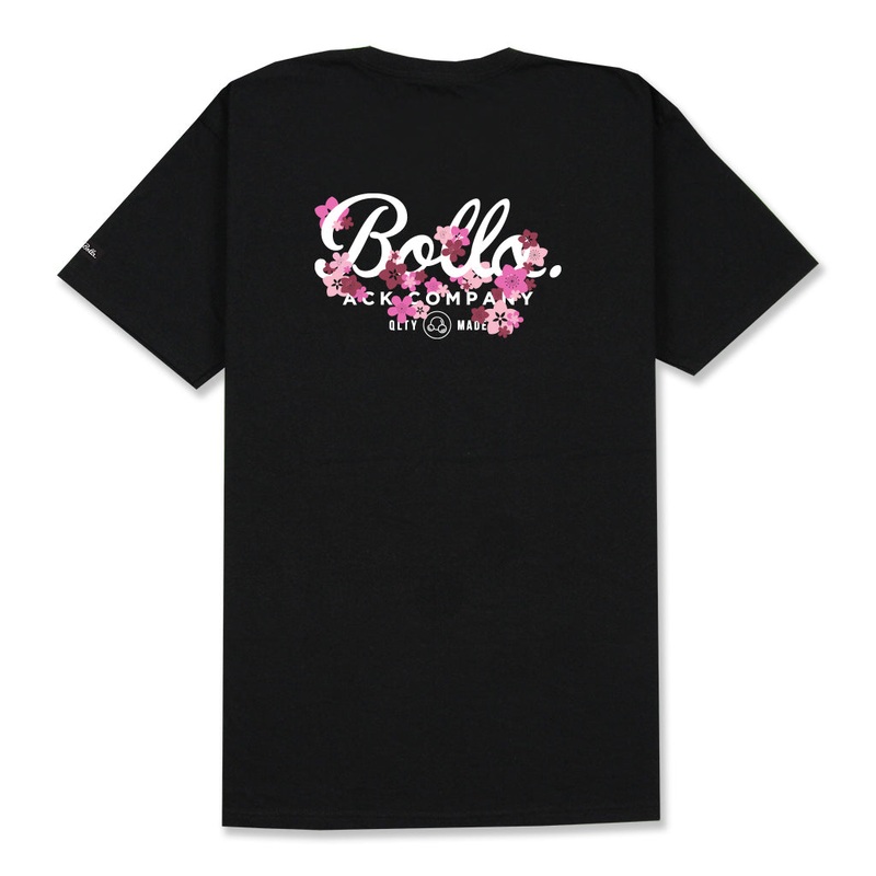 INSIGNIA BLOSSOM T-SHIRT - BLACK