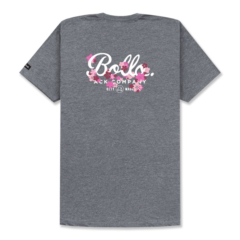 INSIGNIA BLOSSOM T-SHIRT - HEATHER GREY