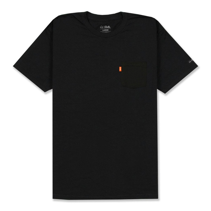 INSIGNIA POCKET T-SHIRT - BLACK