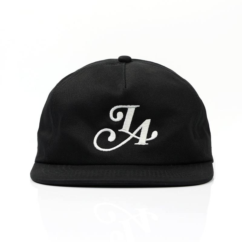 LA SNAPBACK HAT - BLACK
