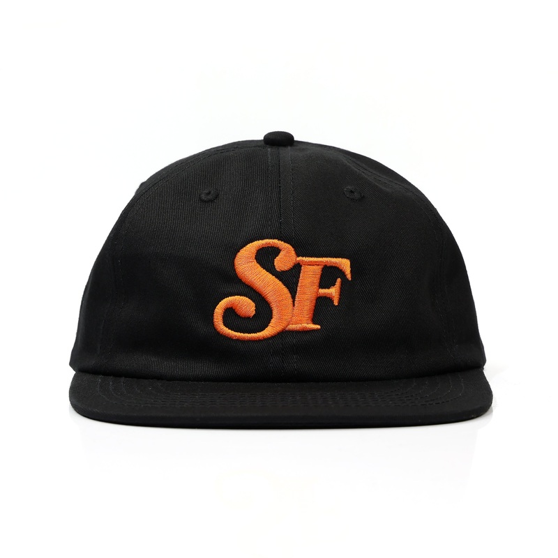 SF POLO HAT - BLACK/ORANGE