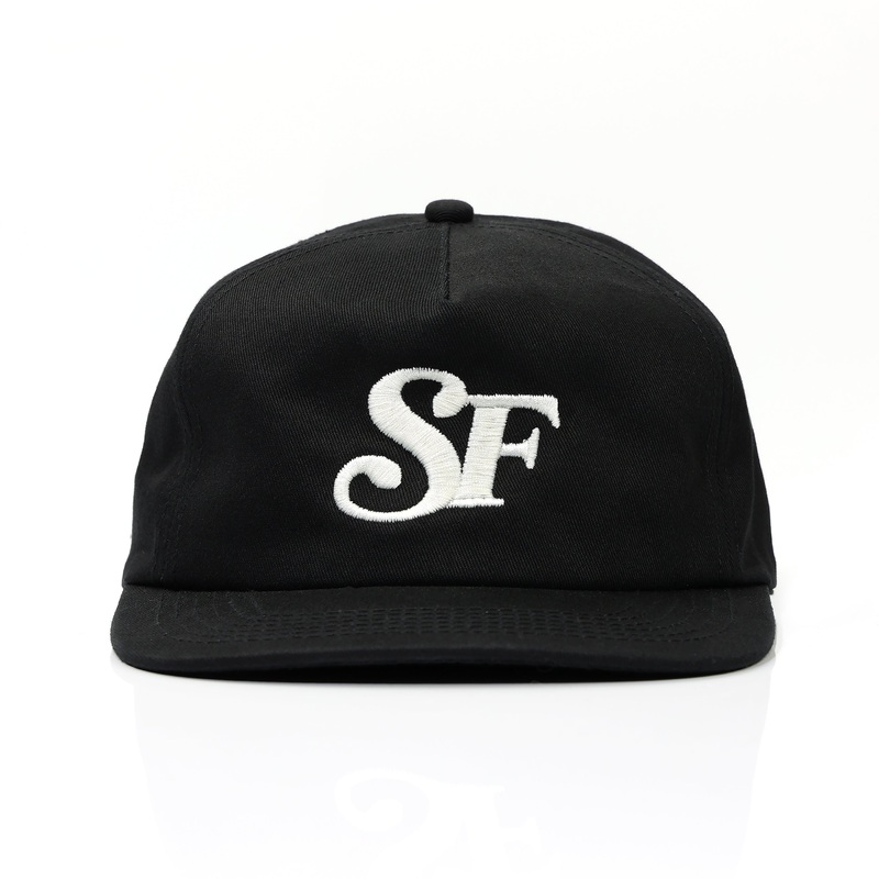 SF SNAPBACK HAT - BLACK/WHITE