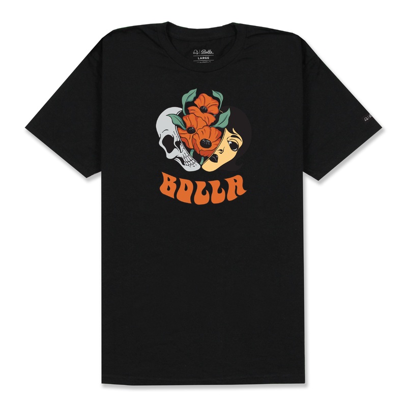 SPLIT T-SHIRT - BLACK