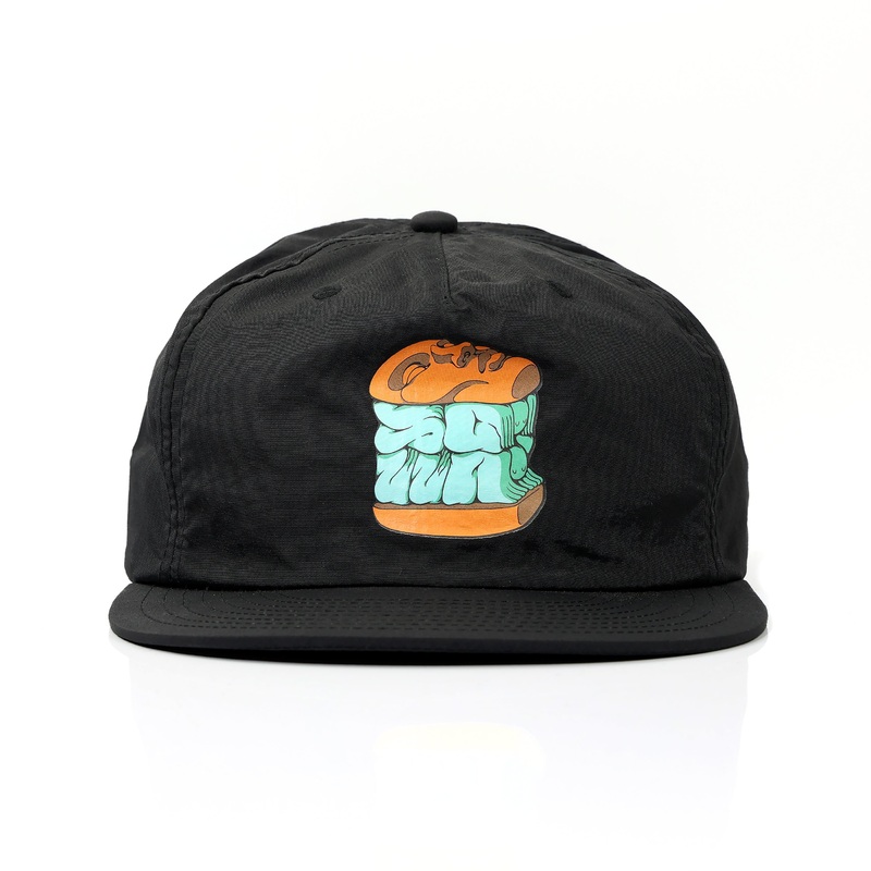 STACK SNAPBACK HAT - BLACK
